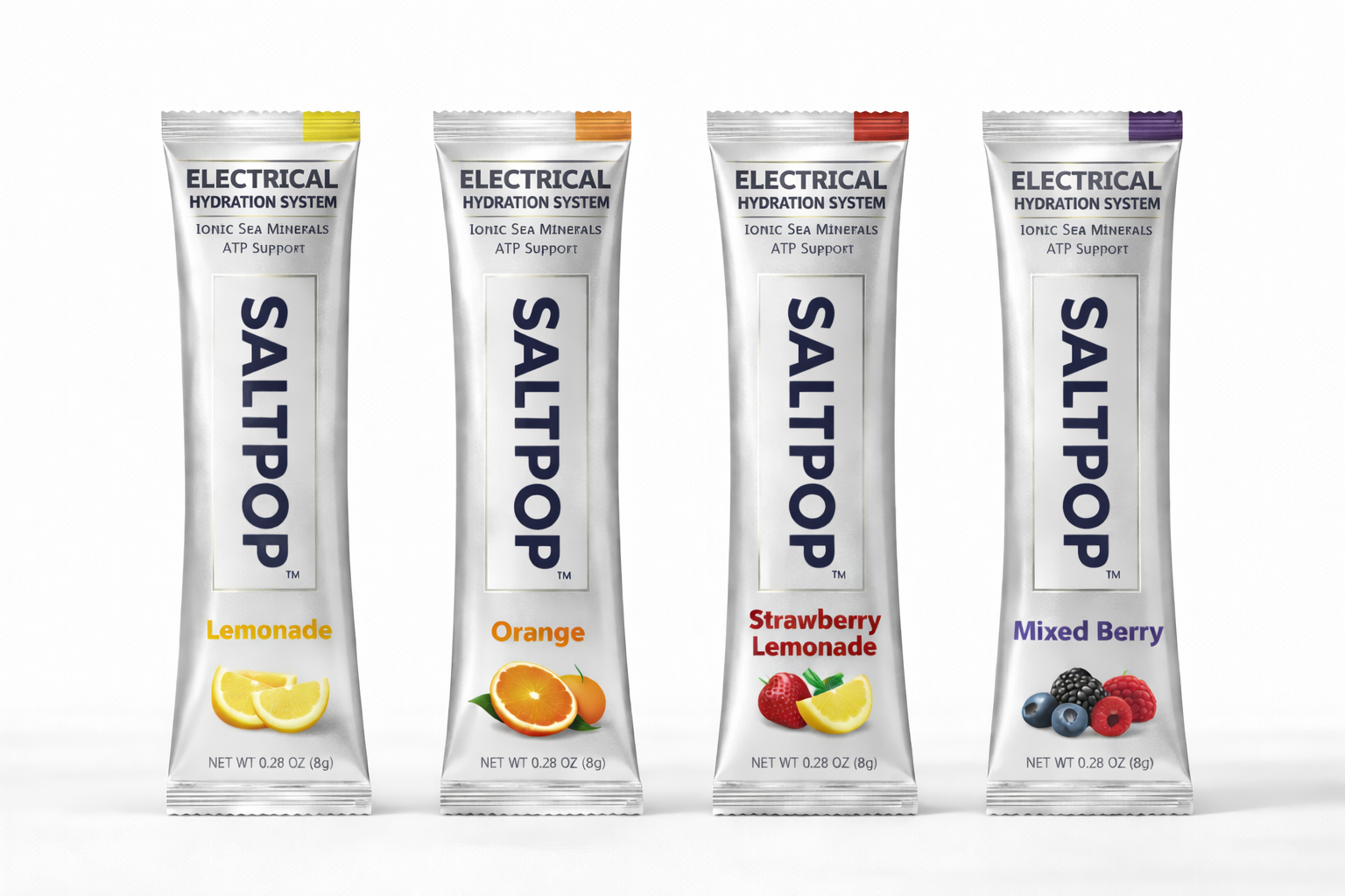 SALTPOP stick pack flavor lineup